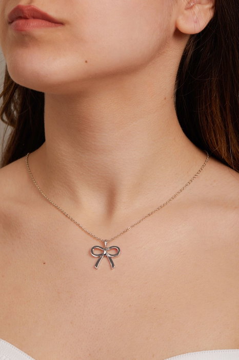 Heliophilia Silver Collar de Metal Plateado Heliophilia Silver Collar de Metal Plateado